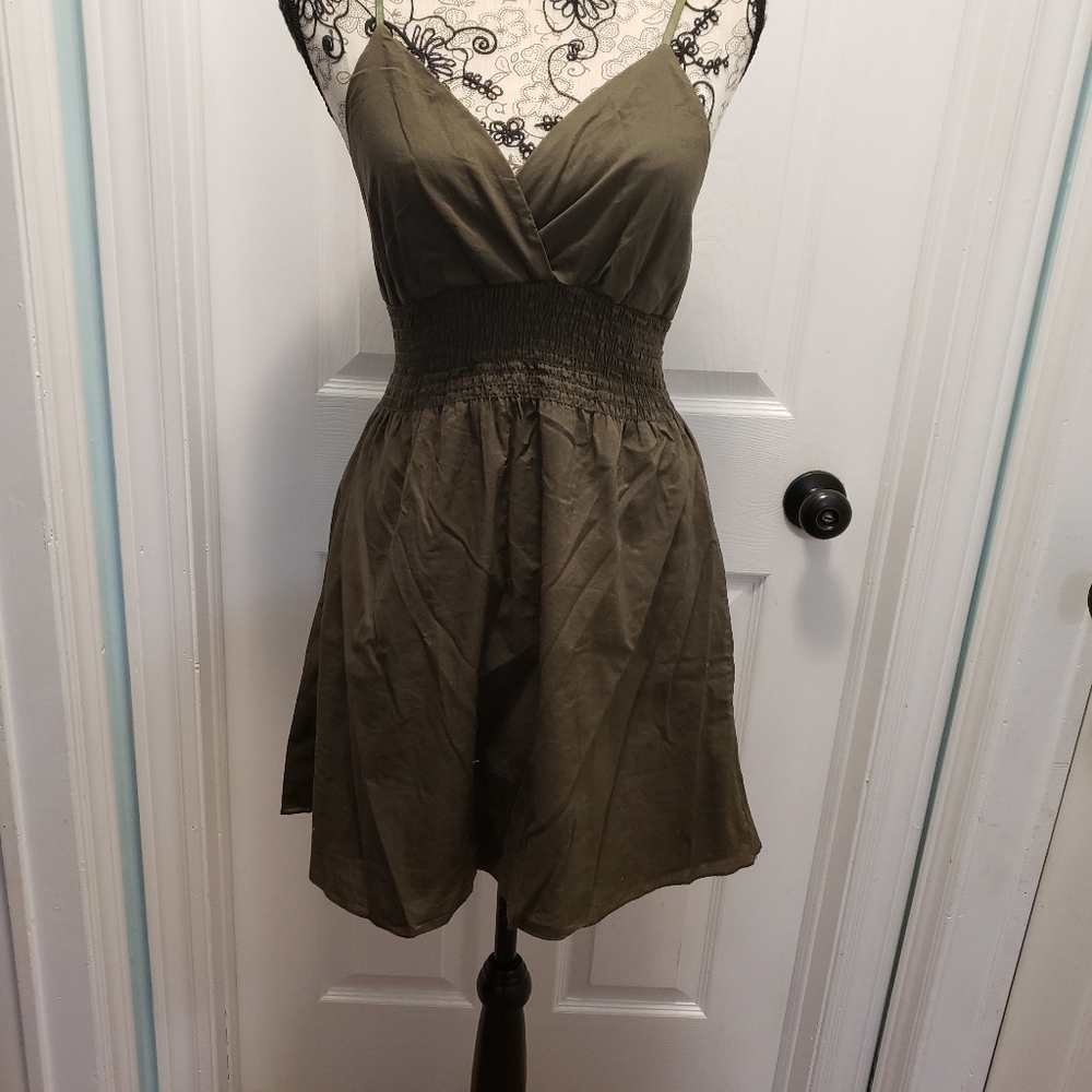 Olive green tunic